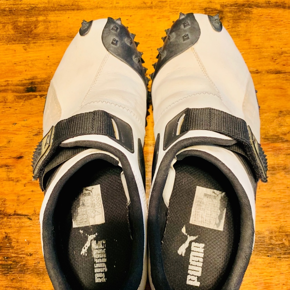 White/Black spiked Pumas